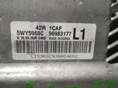 Second-hand car spare part ecu engine control for chevrolet aveo ls oem iam references 96983177