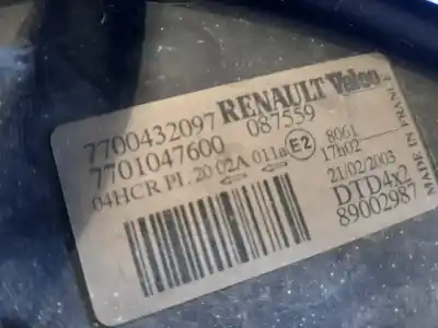 Pezzo di ricambio per auto di seconda mano  per RENAULT SCENIC (JA..)  Riferimenti OEM IAM 7700432097  89002987