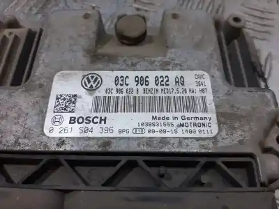 Peça sobressalente para automóvel em segunda mão Centralina De Motor Uce por SEAT LEON (1P1) Comfort Limited Referências OEM IAM 03C906022AQ  0261S04396