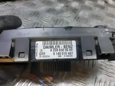 Second-hand car spare part HEATING / AIR CONDITIONING CONTROL PANEL for MERCEDES-BENZ CLASE C (W203) SPORTCOUPE  OEM IAM references A2098300085  9140010497
