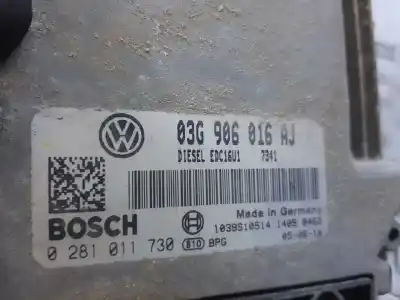 Second-hand car spare part ECU ENGINE CONTROL for SEAT TOLEDO III (5P2)  OEM IAM references 03G906016AJ  0281011730
