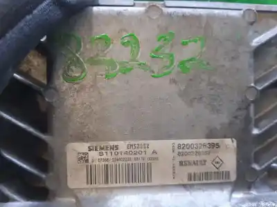 Second-hand car spare part ecu engine control for renault clio ii fase ii (b/cb0) authentique 58 cv / 43 kw oem iam references 8200326395  s110140201a