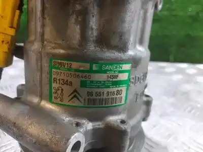 Second-hand car spare part Air Conditioning Compressor for CITROEN C3 1.4 16V 88 CV / 65 KW OEM IAM references 9655191680  09710506460