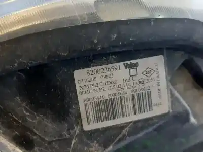 Автозапчасти б/у правая фара за renault kangoo (f/kc0) authentique ссылки oem iam 8200236591