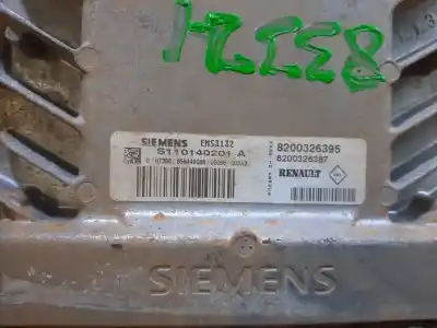 Second-hand car spare part ecu engine control for renault clio ii fase ii (b/cb0) authentique 58 cv / 43 kw oem iam references 8200326395  s110140201a