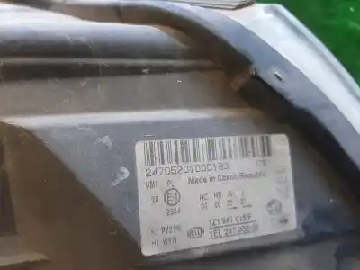 Gebrauchtes Autoersatzteil LINKER SCHEINWERFER zum SKODA OCTAVIA COMBI (1Z5) Ambiente OEM-IAM-Referenzen 1Z1941015F  
