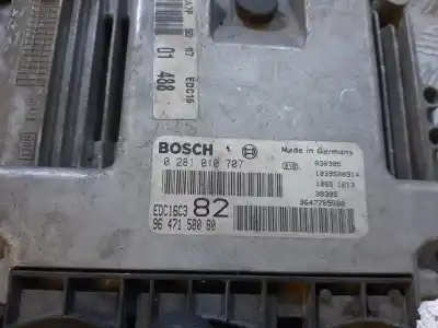 Recambio de automóvil de segunda mano de CENTRALITA MOTOR UCE para PEUGEOT 206 BERLINA E-Music referencias OEM IAM 9647158080  