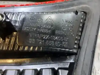 Second-hand car spare part interior left tailgate light for citroen c4 lim. business oem iam references 9672155880