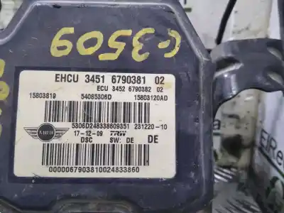 Peça sobressalente para automóvel em segunda mão abs por bmw mini (r56) cooper d referências oem iam 34516790381  