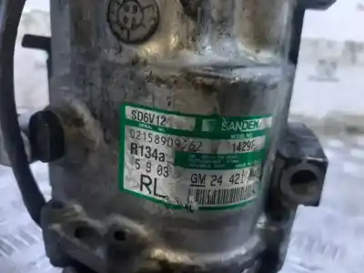 Pezzo di ricambio per auto di seconda mano compressore aria condizionata per opel corsa c blue line riferimenti oem iam 24421842  02158909