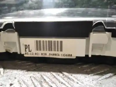 Pièce détachée automobile d'occasion compteur de vitesse tableau de bord pour kia rio 1.5 crdi ex2 références oem iam 940031g600