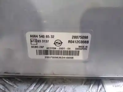 Tweedehands auto-onderdeel ecu motorcontroller voor ssangyong actyon 200 xdi oem iam-referenties a6645406532  