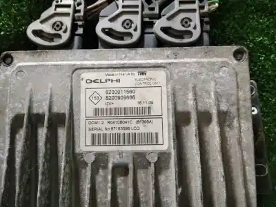 Second-hand car spare part ecu engine control for renault grand modus exception 86 cv / 63 kw oem iam references 8200911560  8200909666