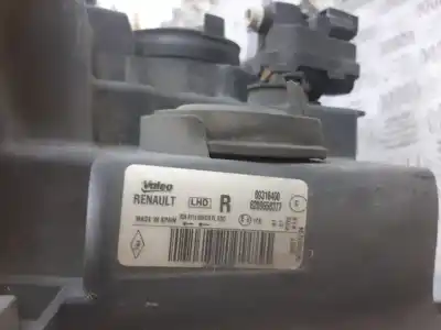 Second-hand car spare part right headlight for renault grand modus exception 86 cv / 63 kw oem iam references 8200658377  