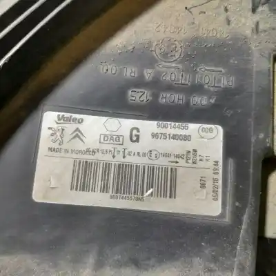 Second-hand car spare part LEFT HEADLIGHT for CITROEN C-ELYSEE (DD_)  OEM IAM references 9675140080  90014455