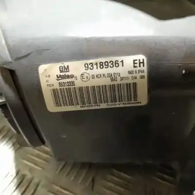 Pezzo di ricambio per auto di seconda mano FARO ANTERIORE SINISTRO per OPEL CORSA D  Riferimenti OEM IAM 93189361  89313335