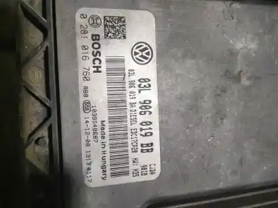 Peça sobressalente para automóvel em segunda mão centralina de motor uce por seat exeo (3r2) 2.0 tdi referências oem iam 03l906019b  0281016760