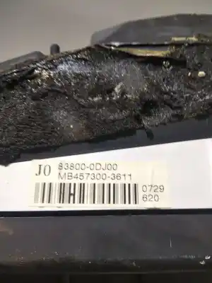 Peça sobressalente para automóvel em segunda mão quadrante por toyota yaris active referências oem iam 838000dj00  