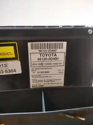 Peça sobressalente para automóvel em segunda mão  por TOYOTA YARIS  Referências OEM IAM 861200D490  