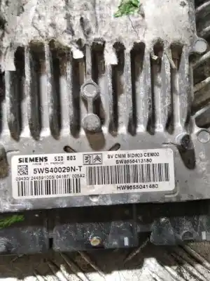 Автозапчастина б/у ебу контролер двигуна для peugeot 307 break / sw (s1) sw pack посилання на oem iam 9655041480  5ws40029nt
