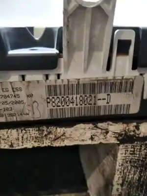 Peça sobressalente para automóvel em segunda mão quadrante por renault modus confort dynamique referências oem iam p8200418021d  