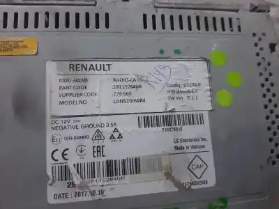 Second-hand car spare part gps navigation system for dacia dokker access oem iam references 281152646r  