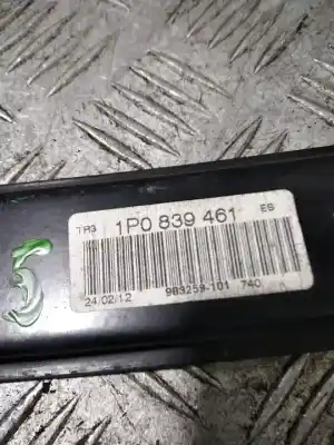 Peça sobressalente para automóvel em segunda mão elevador de vidros traseiro esquerdo por seat leon (1p1) reference referências oem iam 1p0839461