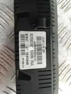 Second-hand car spare part multifunction display for peugeot 207 premium oem iam references 966464428000  