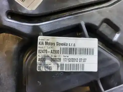 Second-hand car spare part driver left window regulator for kia cee´d business oem iam references 82470a2300  