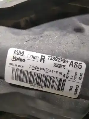 Second-hand car spare part RIGHT HEADLIGHT for OPEL CORSA D  OEM IAM references 13392706  90020216