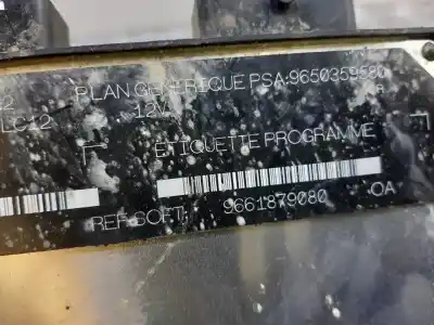 Second-hand car spare part ecu engine control for citroen berlingo 1.9 d multispace oem iam references 9650359580  9661879080