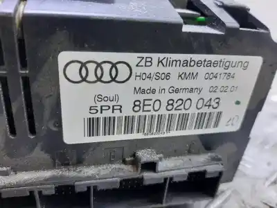 Second-hand car spare part climate control for audi a4 avant (8e) 2.0 20v cat (alt) oem iam references 8e0820043  