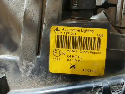 Second-hand car spare part left headlight for bmw serie 3 compact (e46) 320td oem iam references 0301187201  