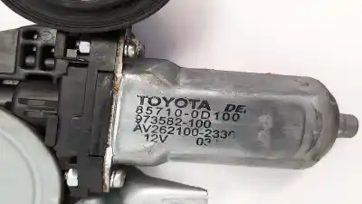 Second-hand car spare part passenger side right window regulator for toyota yaris (ksp9/scp9/nlp9) básico oem iam references 857100d100 av2621002330 973582100