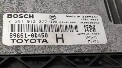 Автозапчастина б/у ебу контролер двигуна для toyota yaris (ksp9/scp9/nlp9) básico посилання на oem iam 896610d450  0281012322