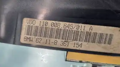 Second-hand car spare part dashboard for bmw serie 3 compacto (e36) 1.7 turbodiesel cat oem iam references 87001305  62118361154