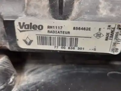 Peça sobressalente para automóvel em segunda mão radiador de água por renault clio ii (bb_, cb_) 1.5 dci (b/cb07) referências oem iam 7700836301  