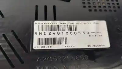 Peça sobressalente para automóvel em segunda mão quadrante por renault megane iii coupe dynamique referências oem iam a2c53258659  a2c53258734