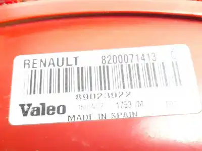 Pezzo di ricambio per auto di seconda mano lampada posteriore sinistra per renault clio ii fase i (b/cbo) 1.2 riferimenti oem iam 8200071413  89023922