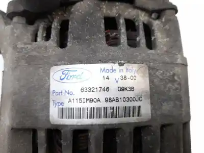 Автозапчастина б/у генератор для ford focus i (daw, dbw) 1.8 tdci посилання на oem iam 63321746  