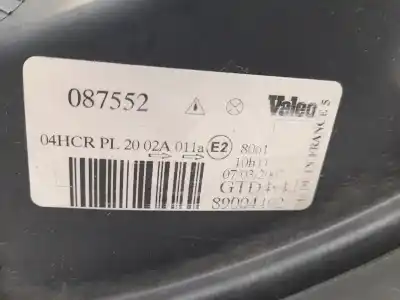 Second-hand car spare part left headlight for renault scénic i monospace (ja0/1_, fa0_) 1.9 dci rx4 oem iam references 087552  89004462