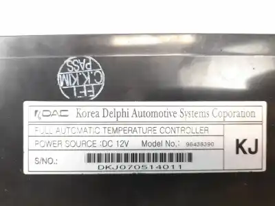 Peça sobressalente para automóvel em segunda mão comando de sofagem (chauffage / ar condicionado) por chevrolet lacetti cdx referências oem iam 96438390  