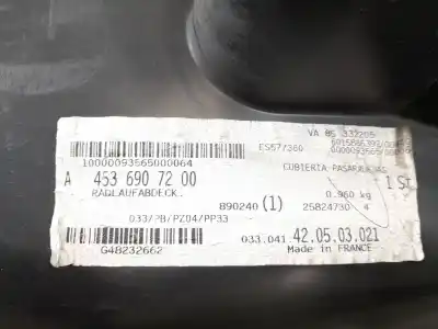 Second-hand car spare part wheel arch cover for smart fortwo coupé (453) 0.9 (453.344, 453.353) oem iam references a4536907200  