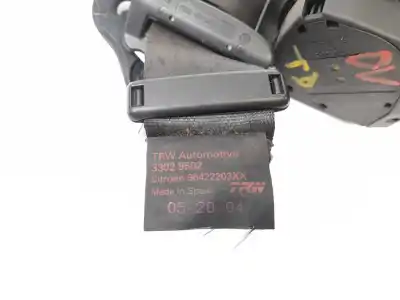 Second-hand car spare part rear right seat belt for citroen c2 1.4 hdi oem iam references 96422203xx 33029502 