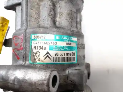 Second-hand car spare part air conditioning compressor for citroen c2 1.4 hdi oem iam references 9655191680 1450f 