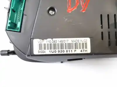 Автозапчасти б/у приборная доска за skoda octavia i combi (1u5) 1.9 tdi ссылки oem iam 1u0920811f 110080146017 88311322
