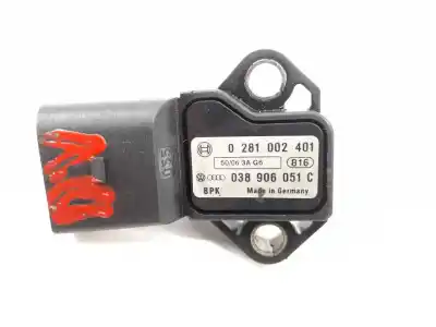 Peça sobressalente para automóvel em segunda mão sensor de pressão por skoda superb (3u4) 2.0 tdi dpf referências oem iam 038906051c 0281002401 