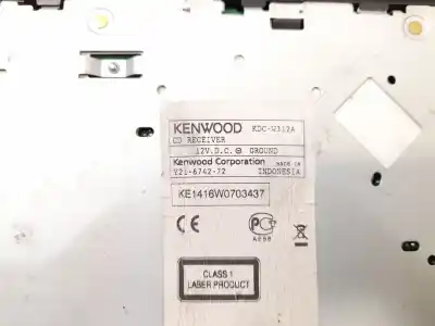 Pièce détachée automobile d'occasion système audio / radiocd pour iveco iveco daily iii furgón 35 s 11 v,35 c 11 v  références oem iam kdcw312a  