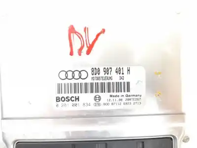 Автозапчастина б/у ебу контролер двигуна для audi a4 b5 (8d2) 2.5 tdi посилання на oem iam 8d0907401h 0281001834 28rte267