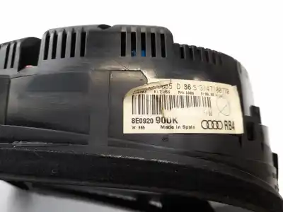 Автозапчастина б/у панель інструментів для audi a4 b6 (8e2) 1.9 tdi посилання на oem iam 8e0920900k 0263626035 1036904559